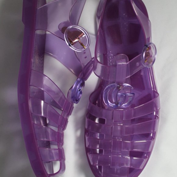 Gucci Translucent Purple Sandals - Picture 6 of 10